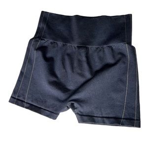 Joy Lab Biker Shorts Womens M Black High Rise Athletic Fitted Stretch NWOT
